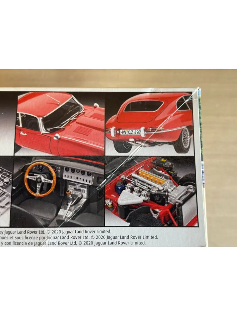 Revell 85-4509 1/24 Jaguar XK-E E-Type Coupe Classic British Sport Car Model Kit